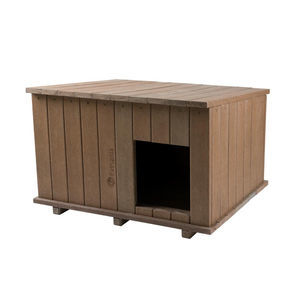 caseta para perros de plástico reciclado