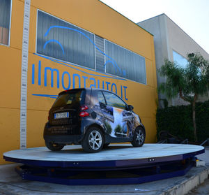 plataforma para coches giratoria