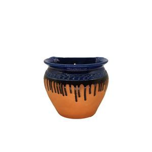 maceta de jardín de cerámica esmaltada