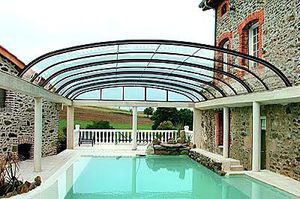cubierta para piscina de láminas