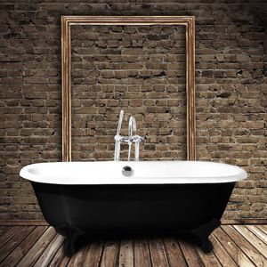 bañera ovalada