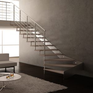 escalera en L