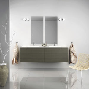 mueble de lavabo doble