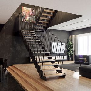 escalera recta