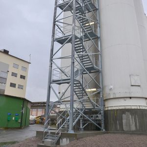 escalera en U