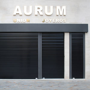 persianas exteriores / de aluminio / para puertas / de seguridad