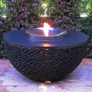 brasero de jardín de gas