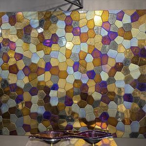 panel decorativo de vidrio