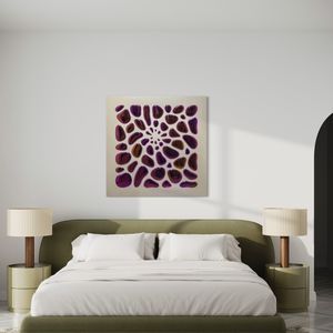 panel decorativo de vidrio
