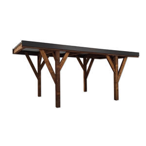 cubierta para aparcamiento de madera