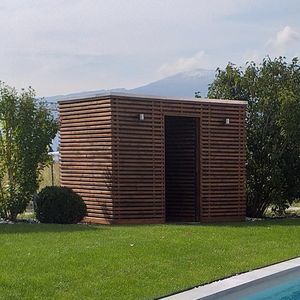 cobertizo para jardín de madera