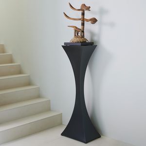mesita pedestal contemporánea