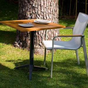 tablero de mesa de teca