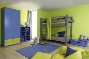 habitación para niños azul