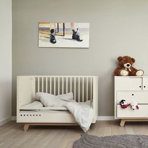 cama para bebé individual