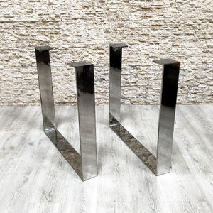 base de mesa de acero inoxidable