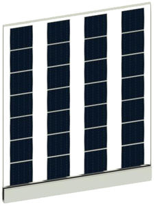 módulo fotovoltaico para balcón
