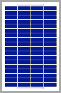módulo fotovoltaico de silicio policristalino
