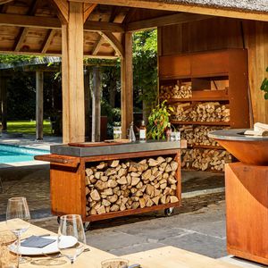 mueble de cocina para jardín