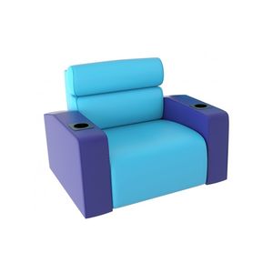 butaca de cine de tejido