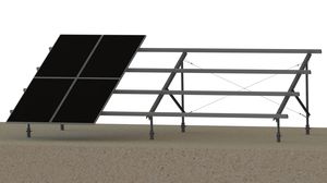 estructura de soporte en suelo
