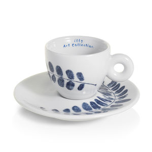 taza de café de porcelana