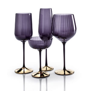 copa de cava de vidrio soplado