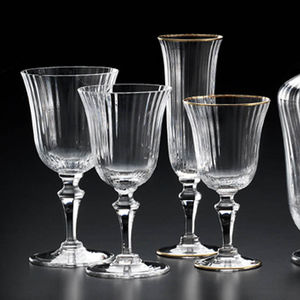 copa de cava de vidrio soplado