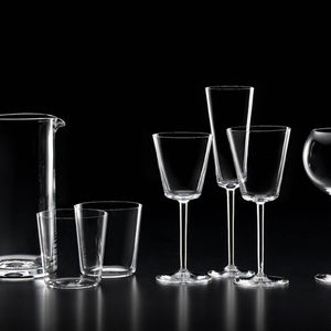 copa de cava de vidrio soplado