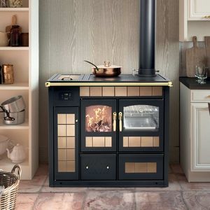 cocina con horno para caldera