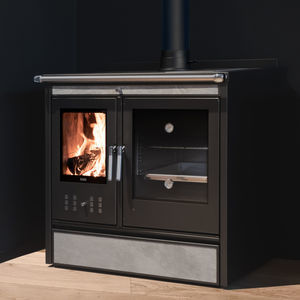 cocina con horno para caldera