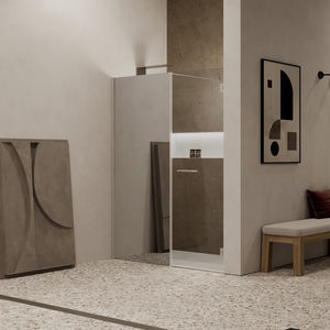 cabina de ducha de vidrio