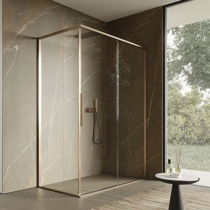 cabina de ducha de vidrio