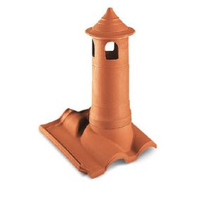 chimenea de tejado de terracota