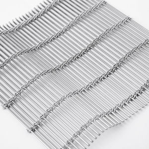 malla metálica para interiores / para revestimiento / para pantalla solar / de acero inoxidable