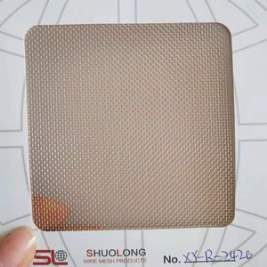 tela metálica tejida para laminado de vidrio