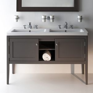 mueble de lavabo doble