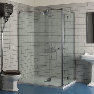 cabina de ducha de vidrio templado