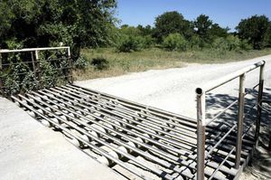 pasarela de metal