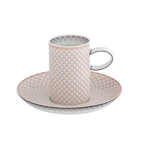 taza de café de porcelana
