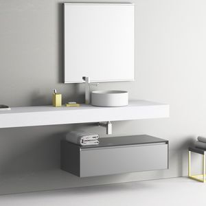 mueble de baño contemporáneo / MDF / de pared / con cajón
