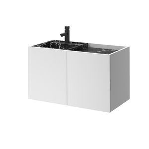 mueble de baño contemporáneo / MDF / de pared / con cajón