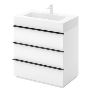 mueble de baño contemporáneo / MDF / de roble / de melamina