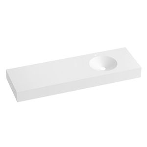 encimera de lavabo de madera