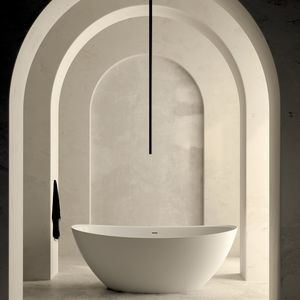 bañera ovalada