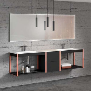 mueble de lavabo doble