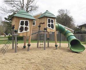 estación de juego para parque infantil