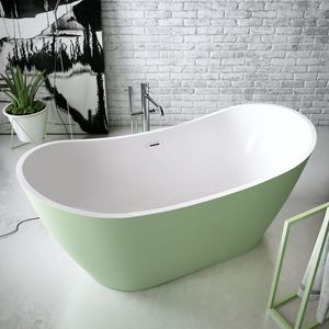 bañera ovalada