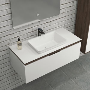 lavabo semiencastrado