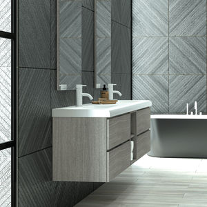 mueble de lavabo doble